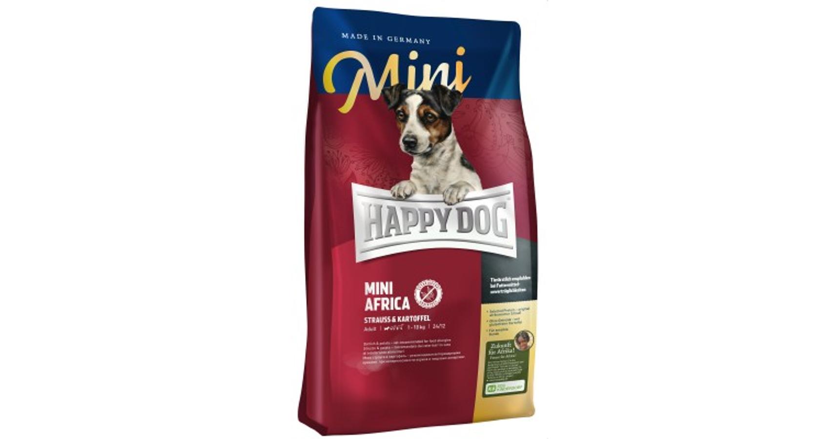 HAPPY DOG Supreme Mini Africa strucc, Adult 4kg