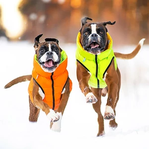 AiryVest kétoldalas kifordítható kutyaruha - orange/lightgreen S30