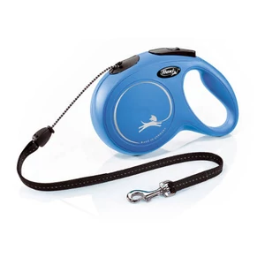FLEXI New Classic Blue zsinóros automata póráz kék - M - 5m