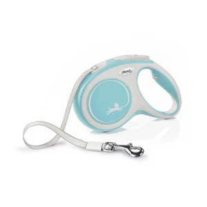 FLEXI New Comfort Light Blue szalagos automata póráz világoskék - M - 5m