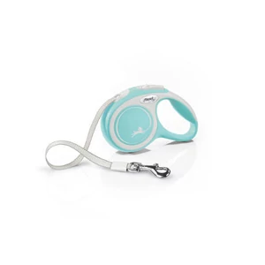 FLEXI New Comfort Light Blue szalagos automata póráz világoskék - XS - 3m