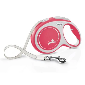 FLEXI New Comfort Red szalagos automata póráz piros - L - 8m