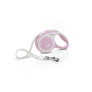 FLEXI New Comfort Rose szalagos automata póráz rózsa - XS - 3m
