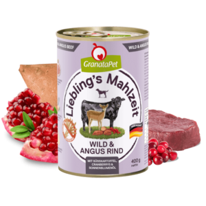 GRANATAPET Liebling's Mahlzeit, Adult Venison and Angus Beef  konzerv - 400g