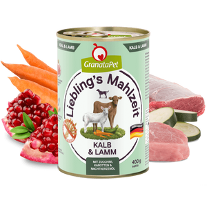 GRANATAPET Liebling's Mahlzeit, Adult Veal and Lamb konzerv - 800g