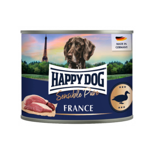 HAPPY DOG Sensible Pure France Adult, Ente - kacsa - 200gr