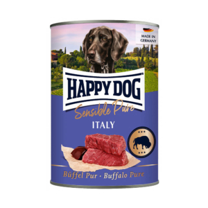 HAPPY DOG Sensible Pure Italy Adult, Büffel - bivaly - 400gr