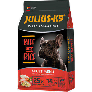 Julius K9 Beef and Rice Adult, kutyatáp felnőtt kutyáknak - marha, rizs - 3kg