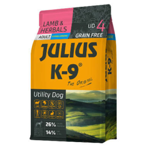 Julius K9 GrainFree Lamb and Herbals Adult kutyatáp - bárány, gyógynövény - 3kg