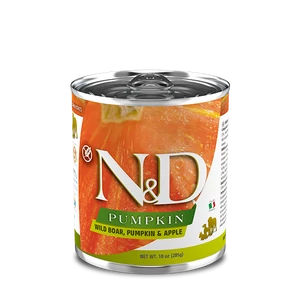 N&amp;D Dog konzerv Vaddisznó, Alma Sütőtökkel, Adult - 6x285g