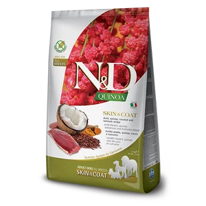 N&amp;D Dog Grain Free Quinoa Skin&amp;Coat - kacsa - Adult - 800gr