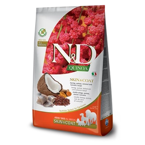 N&amp;D Dog Grain Free Quinoa Skin&amp;Coat - hering - Adult - 800gr