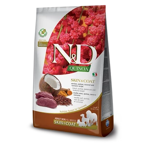 N&amp;D Dog Grain Free Quinoa Skin&amp;Coat - szarvas - adult - 7kg