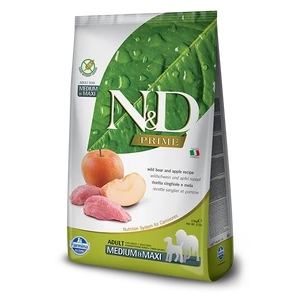 N&amp;D Dog Grain Free Prime - vaddisznó és alma, adult medium/maxi - 12kg