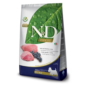 N&amp;D Dog Grain Free Prime - bárány áfonya - Adult mini - 7kg