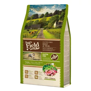 Sam's Field Adult Medium, Gluten Free Marha, Borjú - 2.5kg