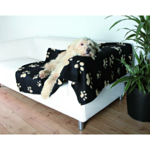 TRIXIE Barney Blanket takaró kutyák részére, fekete/bézs - 150x100cm