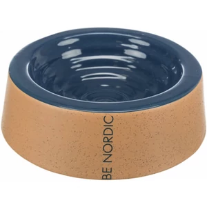 Trixie BE NORDIC Ceramic Bowl kerámia tál kutyáknak - bézs, sötétkék - 800ml /Ø25cm