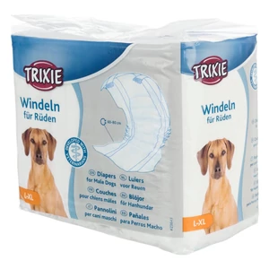 TRIXIE Diapers for Male Dogs kutyapelenka kan kutyáknak - L-XL 60-80cm - 12db
