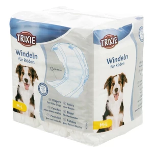 TRIXIE Diapers for Male Dogs kutyapelenka kan kutyáknak - M-L 46-60cm - 12db