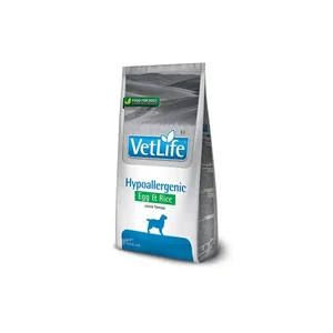 Vet Life Natural Diet Dog Hypoallergenic Egg and Rice - többféle kiszerelésben