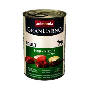 Animonda GranCarno Adult Beef and Deer with Apple - marha, szarvas, alma- 6x400g