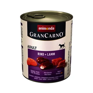 Animonda GranCarno Adult Beef and Lamb - marha, bárány - 6x800g