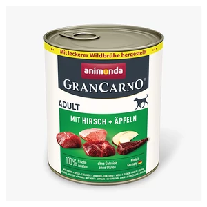 Animonda GranCarno Adult with Deer and Apple - msertés, szarvas, alma- 6x800g