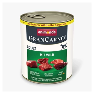 Animonda GranCarno Adult Beef and Game - sertés, vadhús - 6x800g