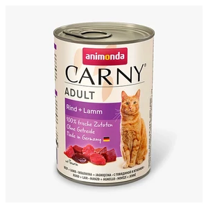 Animonda Carny Adult Beef, Lamb - marha, bárány - 6x400g