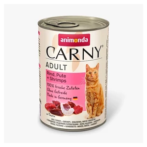 Animonda Carny Adult Beef, Turkey, Shrimps - marha, pulyka, garnélarák - 400g