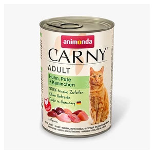Animonda Carny Adult Chicken, Turkey and Rabbit - csirke, pulyka, nyúl - 400g