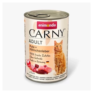 Animonda Carny Adult Turkey, Chicken liver - pulyka, csirkemáj - 400g