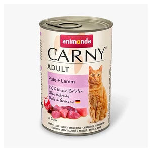 Animonda Carny Adult Turkey, Lamb - pulyka, bárány - 6x400g