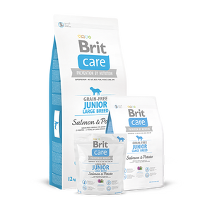 Brit Care Grain Free Junior Large gabonamentes kutyatáp - 12kg