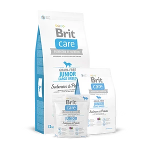 Brit Care Grain Free Junior Large gabonamentes kutyatáp - 3kg