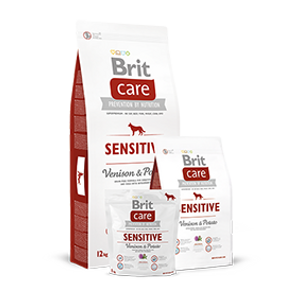 Brit Care Sensitive Venison GrainFree hipoallergén kutyatáp - 3kg