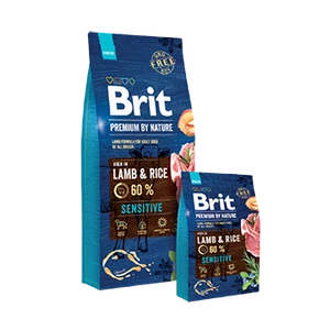 Hipoallergén Brit Premium by Nature Sensitive - lamb - 15kg