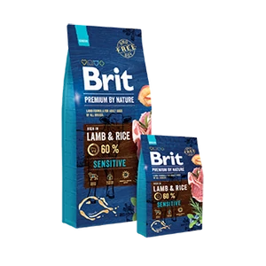 Hipoallergén eledel BritPremium Sensitive felnőtt kutyának bárány 3kg