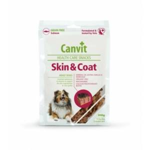 Canvit Health Snack Skin and Coat Adult Dog Salmon - lazac - 200g