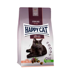 Happy Cat Sterilised Atlantik Lachs felnőtt száraz macskatáp - lazac - 1.3kg
