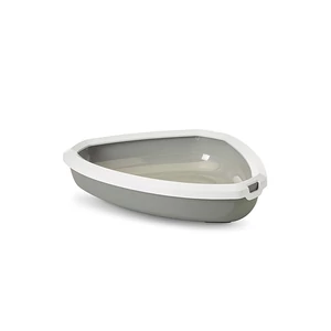 Savic Rincon Litter Tray Grey peremes sarok alomtálca macskáknak - 58.5x39x12.5cm