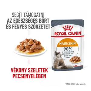 ROYAL CANIN Wet Hair and Skin Care Gravy - felnőtt nedves macskatáp - 12x85g