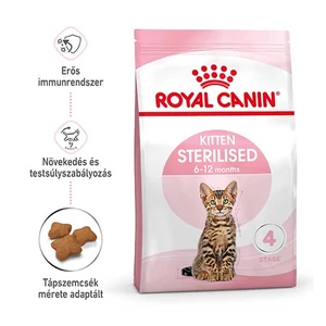 ROYAL CANIN Kitten Sterilised - kölyök száraz macskatáp - 2kg