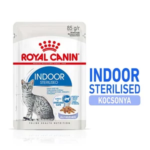 ROYAL CANIN Wet Indoor Sterilised Jelly - felnőtt nedves macskatáp - 12x85g