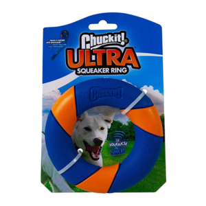 CHUCKIT Ultra Squeaker Ring sípoló karika kutyáknak - 12.5cm