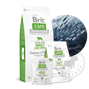 Brit Care GrainFree Adult Large gabonamentes kutyatáp lazac - többféle kiszerelésben