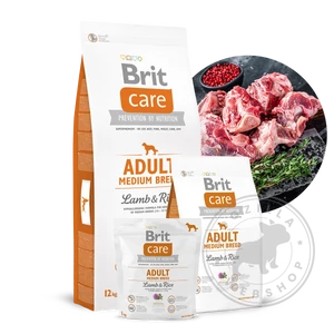 Brit Care Adult Medium Breed bárány és rizs - többféle kiszerelésben