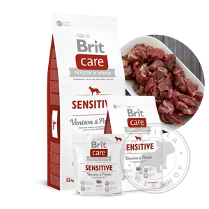 Brit Care Sensitive Venison GrainFree hipoallergén kutyatáp - többféle kiszerelésben