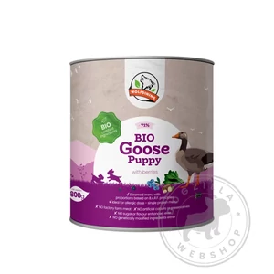 Farkaskonyha BIO Goose Puppy párolt menü - 71% libahús - 800g
